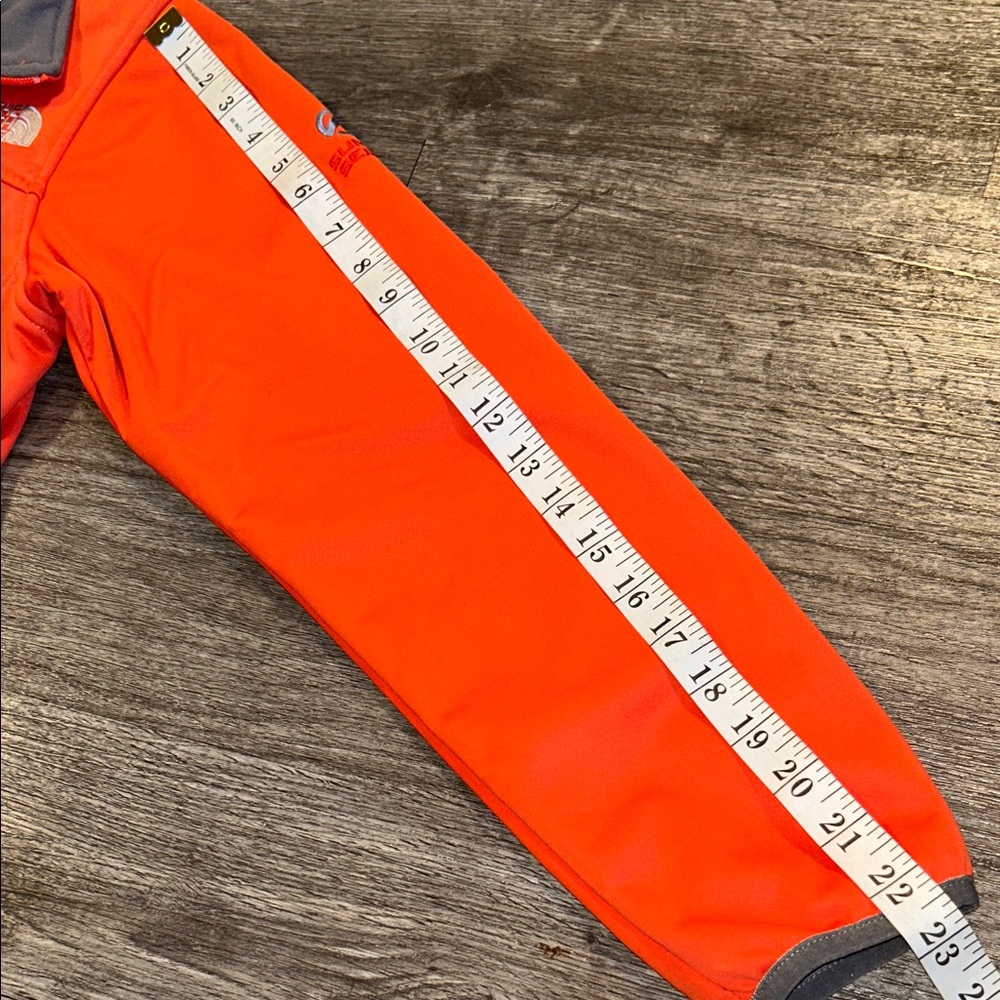 The North Face Summit Series Windstopper Softshell Jacket Orange Fleece Lined XS - Picture 8 of 12
